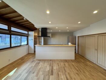 築43年の実家リノベーション｜同居に備え、和室続き間を広々LDKへ改修｜岩国市 NAGOMIYA